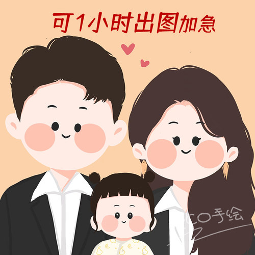 心里有画手绘手绘漫画头像