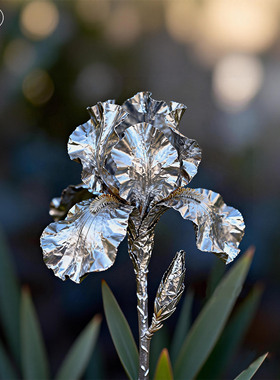花飞花可批量定制手工艺品锡纸花