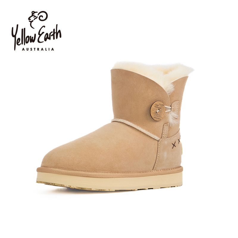 YellowEarth雪地靴冬季椰扣