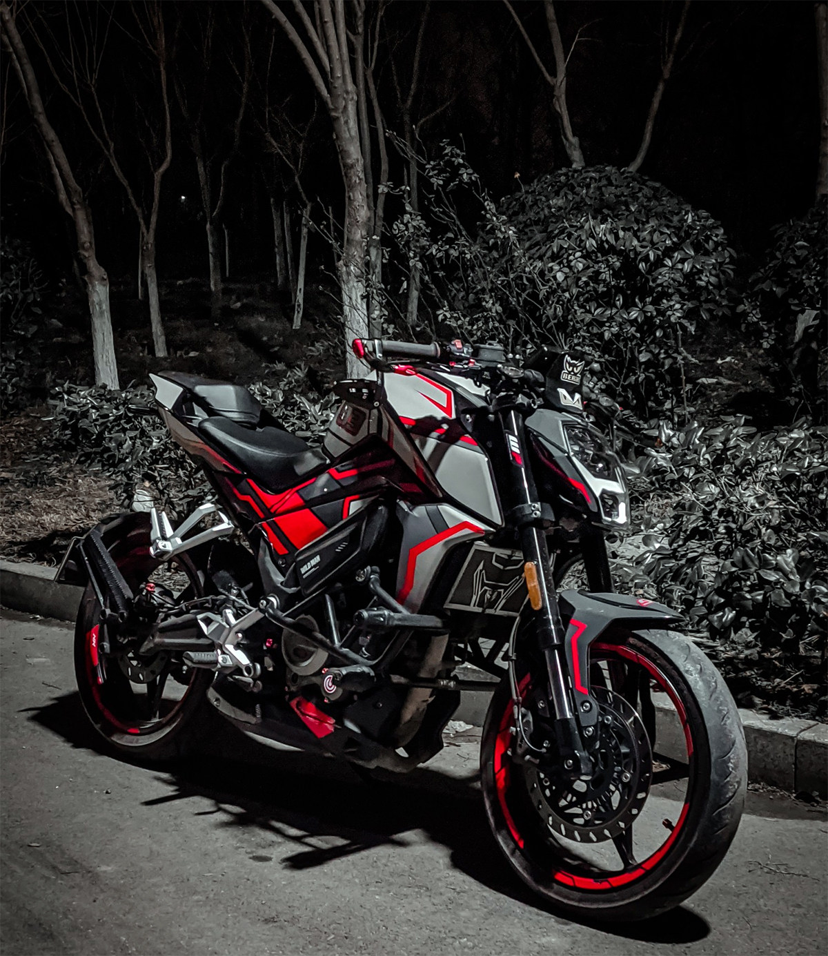 春风nk250贴纸个性创意改装防水车身版画贴花配件w拉花防刮保护膜