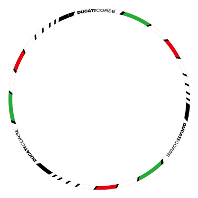 杜卡迪贴纸轮毂贴防水