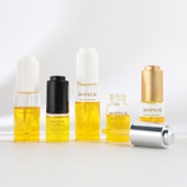 HOPECK按压滴管盖管制玻璃瓶精油分装 瓶20牙10 30ml粉底液精油瓶