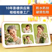 相框摆台照片定制加打印冲洗相片做成高级感全家福婚纱照水晶相册