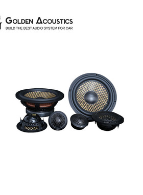 黄金声学三分频套装喇叭UR165.3汽车音响改装高保真音质