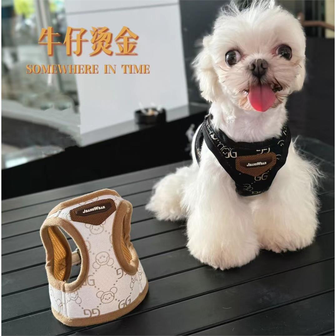 宠物狗狗胸背带透气可调