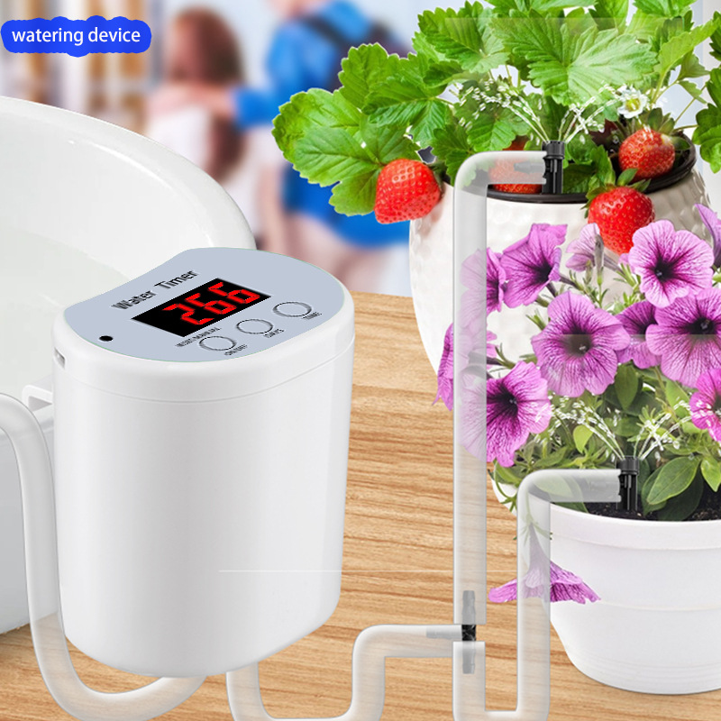 自动电动浇水器水泵淋花植物盆栽定时浇花器滴灌系统洒水阳台