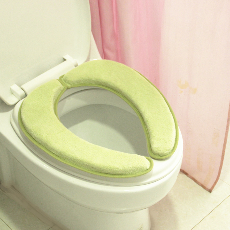 日式通用马桶垫加厚记忆海绵粘贴式加厚马桶坐便器坐垫静电可水洗