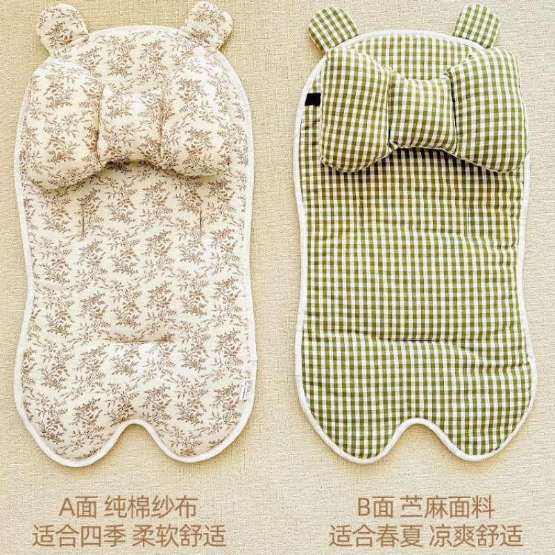婴儿推车棉垫宝宝坐垫纯