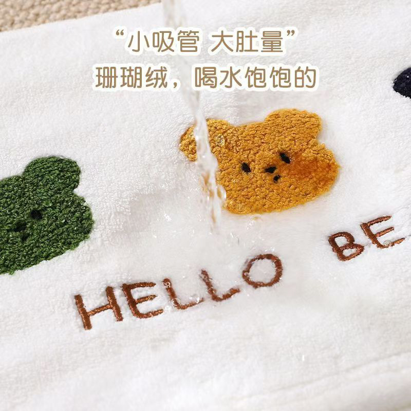 儿童浴巾男女宝宝吸水速干超软不掉毛可穿式浴袍新生婴儿带帽斗篷