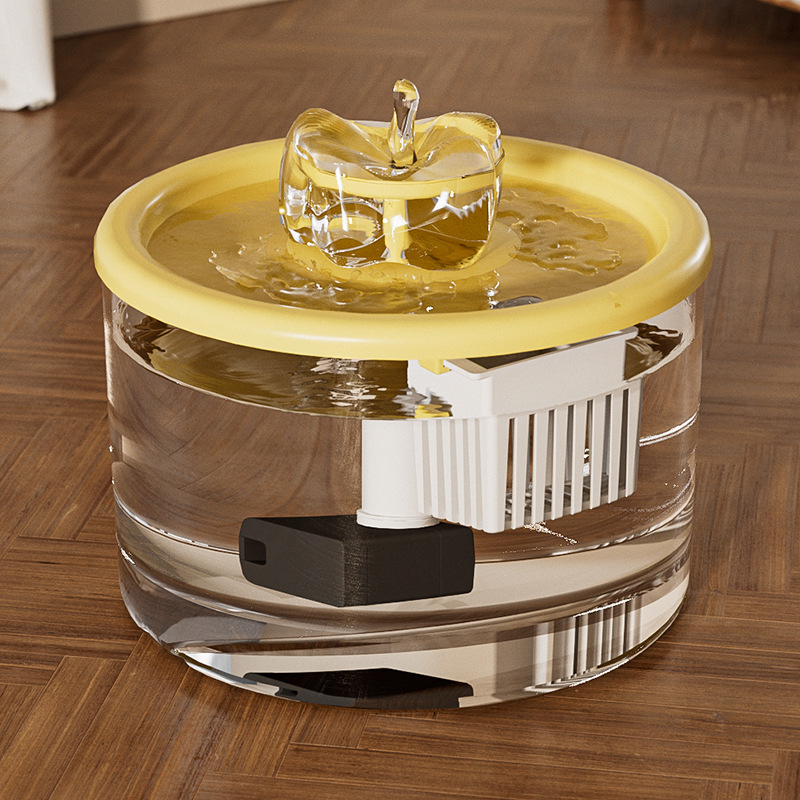 猫咪饮水机自动循环流动宠物饮水喂食器小猫喝水水盆狗狗喂水碗