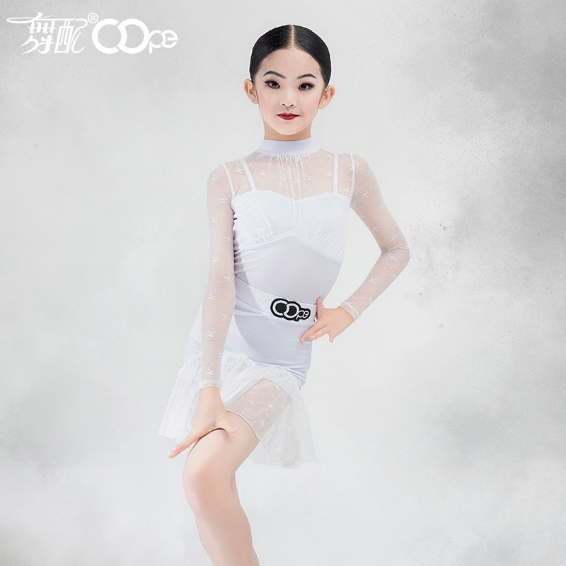 舞配拉丁舞服练习服秋冬新款仙女