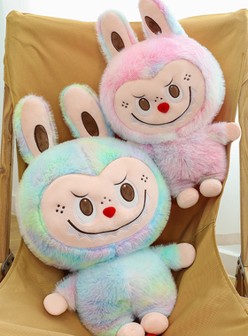 新款拉拉公仔布布玩偶labu兔子拉布娃娃毛绒玩具生日礼物抱着睡觉