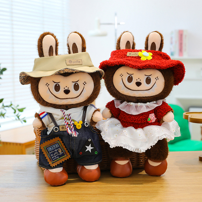 穿衣labu玩偶拉布公仔小娃娃女孩