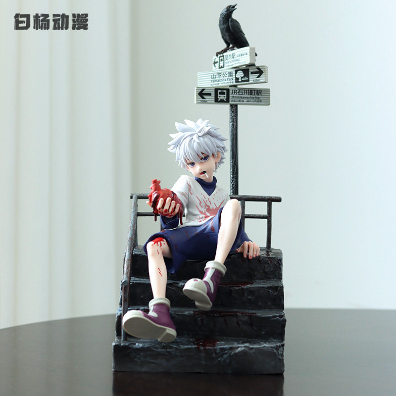 thumbnail for Full-time hunter Jessie Sokiru, figurines, beating enemies, anime peripherals, models, ornaments, dolls, statues, gifts