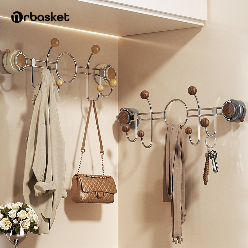 mrbasket吸盘门后挂钩免打孔强力