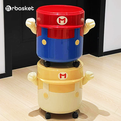 Mrbasket卡通滑轮垃圾桶