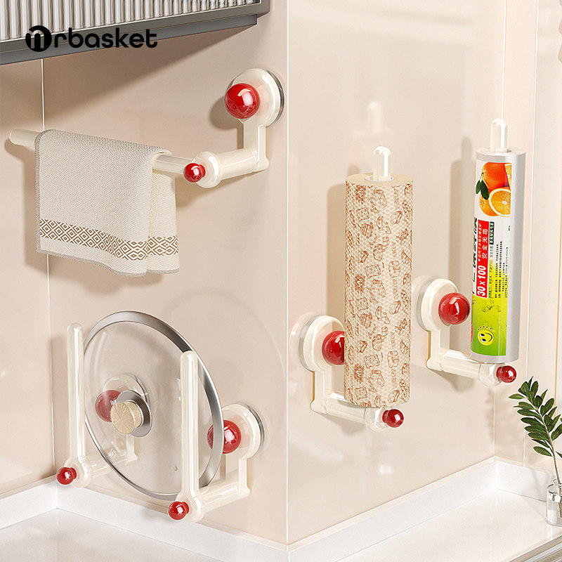 Mrbasket吸盘厨房卷纸挂架