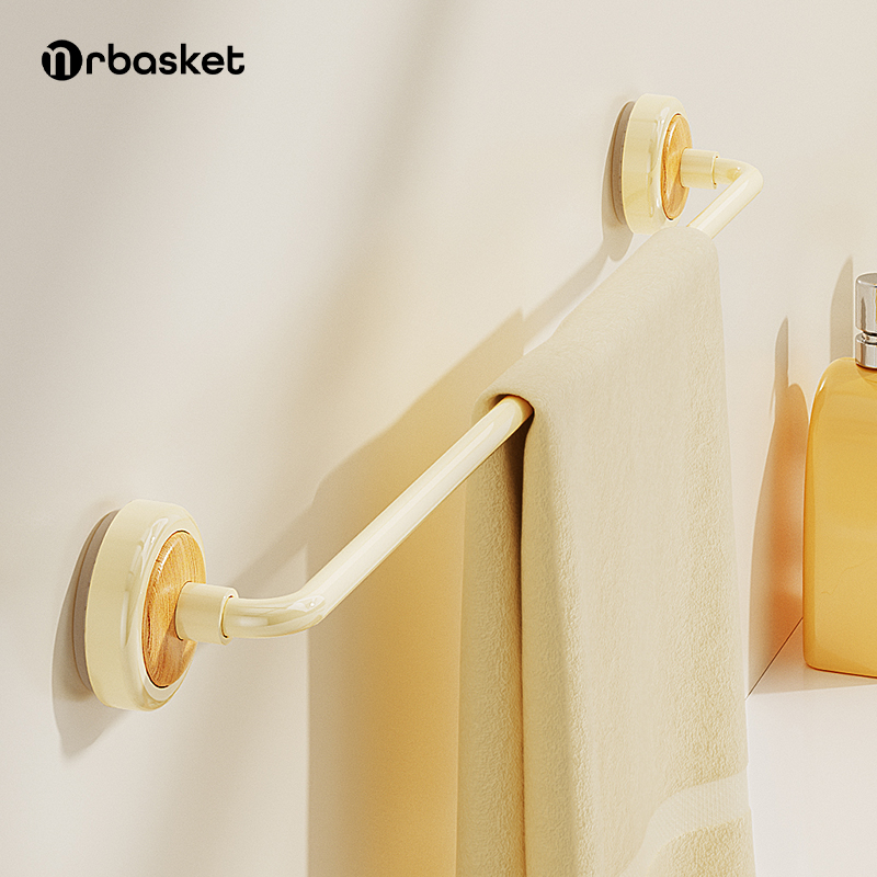mrbasket吸盘毛巾架免打孔卫生间