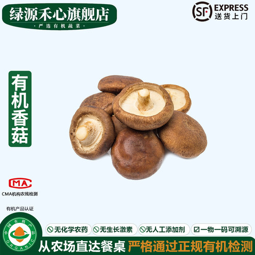 有机香菇新鲜湿香菇无农残蔬菜