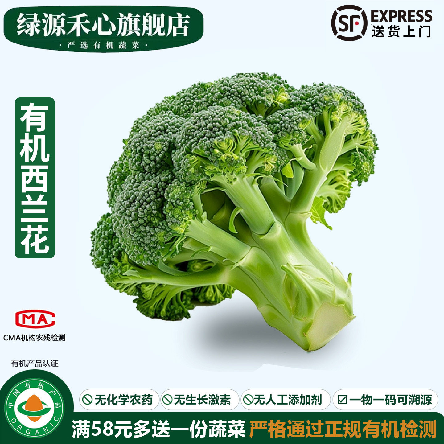 有机西兰花新鲜采摘轻食沙拉青绿花椰菜西蓝花健康辅食无农残蔬菜,水产肉类/新鲜蔬果/熟食,西兰花/花菜,淘宝优惠券,粉丝福利购,淘宝优惠卷