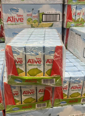 开市客代购 Denmark乳酸菌西柚风味饮料200ml*24果汁饮料西柚汁