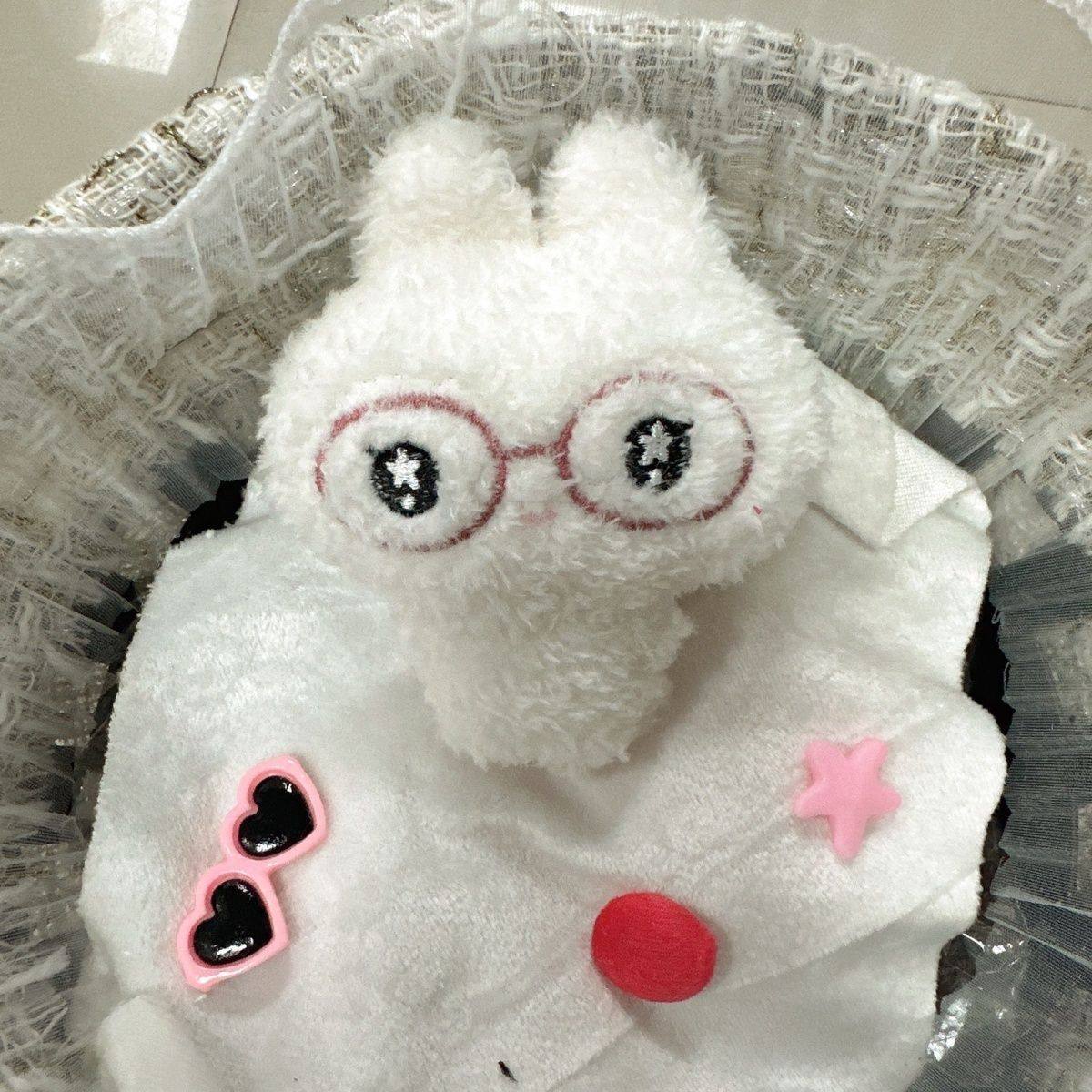 自制无属性小红书同款可爱绫音兔高颜值毛绒棉花娃娃礼物装饰