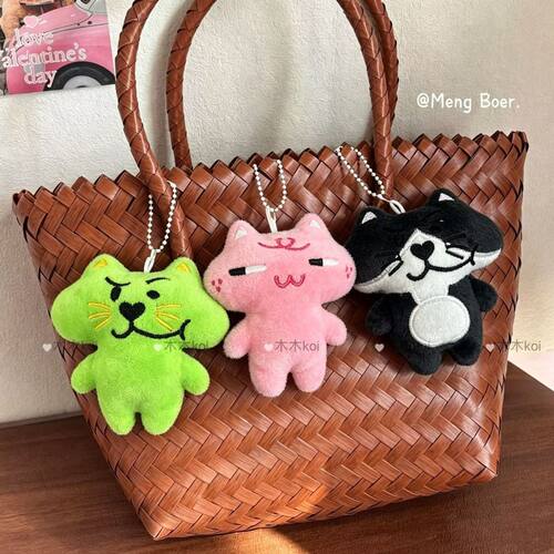 吱吱叫小狗狗公仔挂件可爱小吊坠少女心钥匙扣包包装饰挂饰