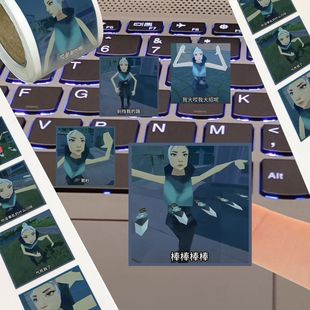 爆款 刺客捷风表情包卷卷贴邦邦邦邦精神状态抽象沙雕贴画