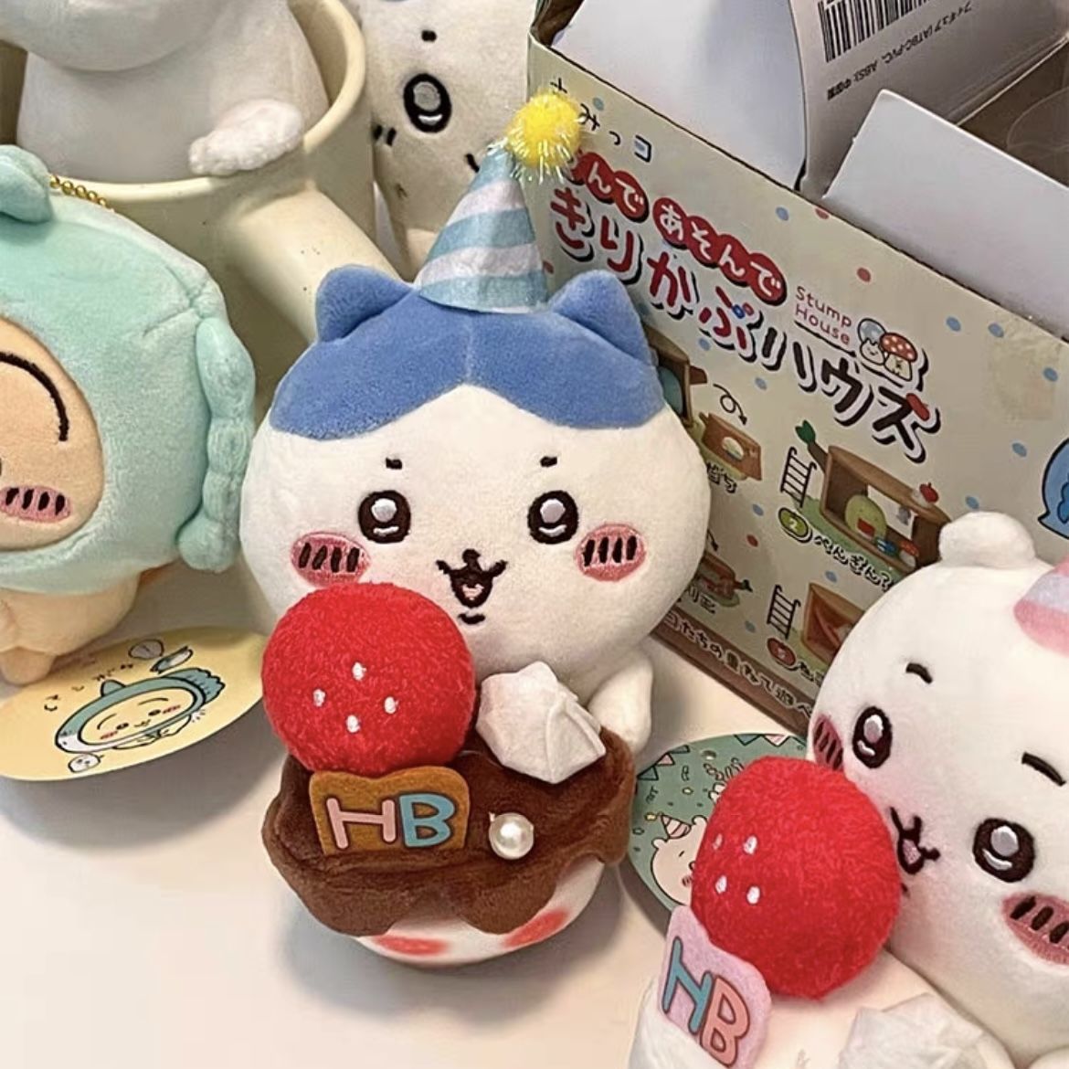 可爱乌萨奇自嘲毛绒挂件吉伊公仔小八伊卡玩偶包包挂饰礼物