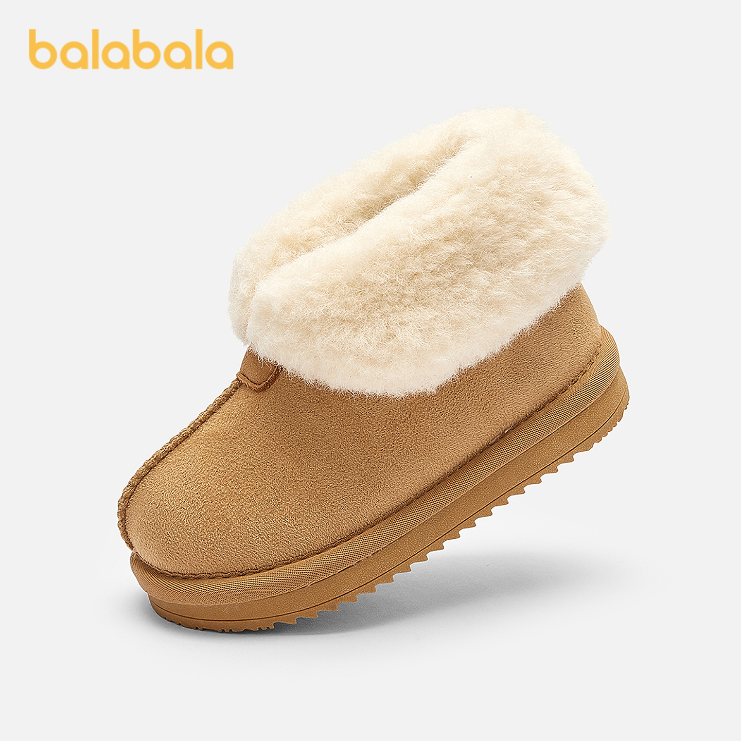 巴拉巴拉雪地靴男童女童短筒棉靴