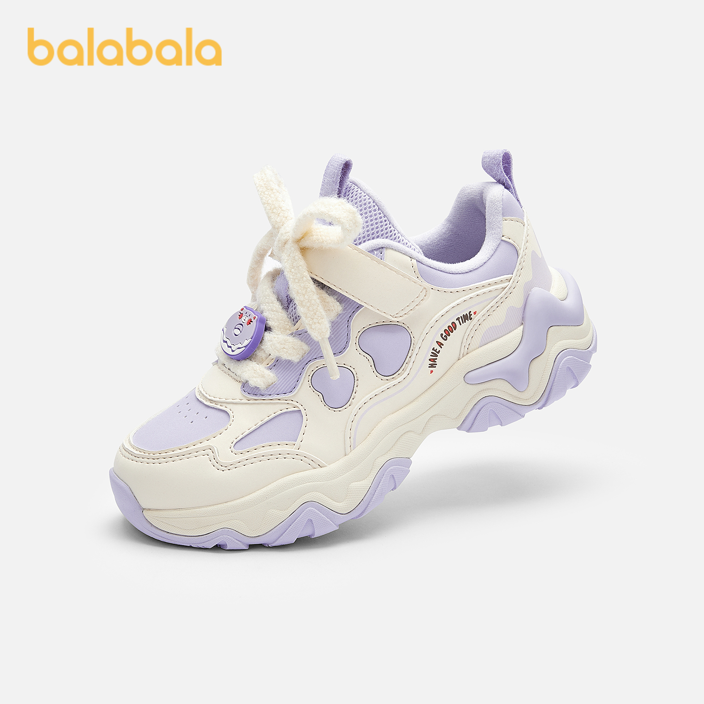 巴拉巴拉运动鞋女童老爹鞋甜美潮