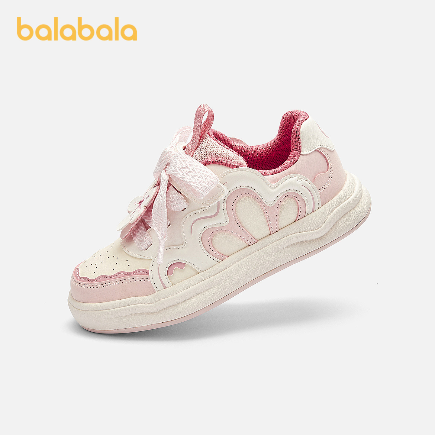 巴拉巴拉balaOne板鞋女童小白鞋