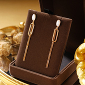 柔暖 耳钉纯银 KK1322E 子佩集S925 时尚 镀金