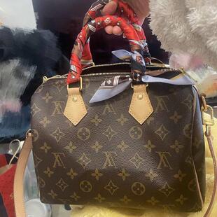 LVΒT老花加长款手提包包丝巾绑包丝带绑包袋手柄丝带长条缠包带