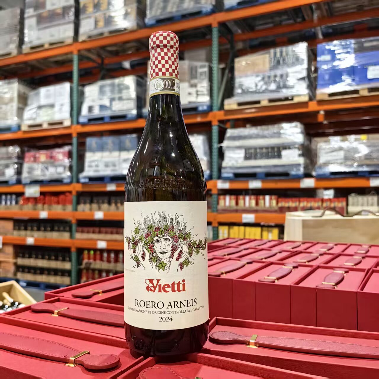 开市客购意大利进口维耶谛酒庄阿内斯白葡萄酒750ml罗埃洛子产区