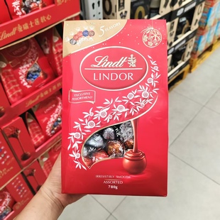 山姆会员代购 瑞士莲软心巧克力780g幼滑软心入口即融精选五种口味