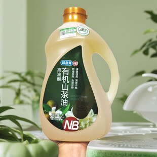 盒马NB有机山茶油2L低温冷榨茶籽油清新爽口少油烟食用油盒马代购