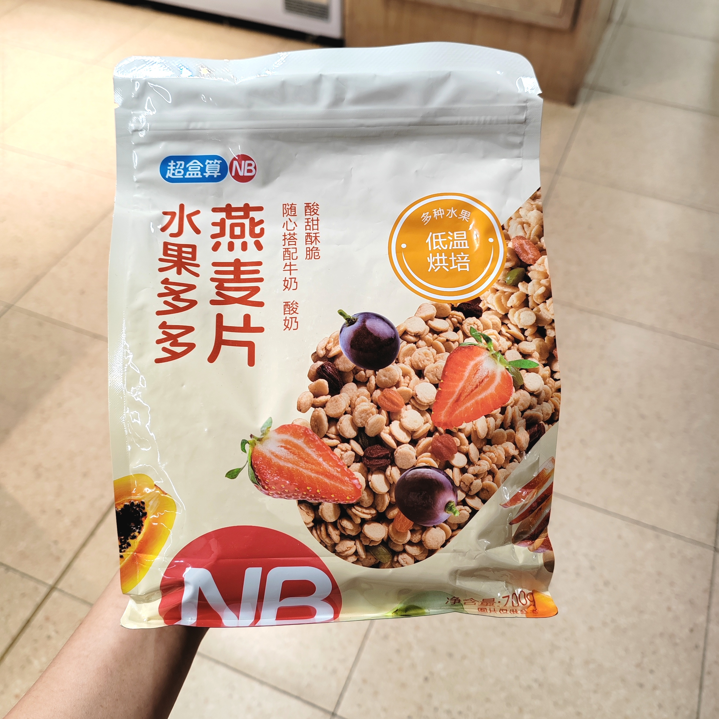盒马NB水果多多燕麦片700g