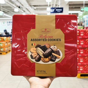 会员代购MM比利时什锦巧克力曲奇饼干精选比利时巧克力口感醇厚