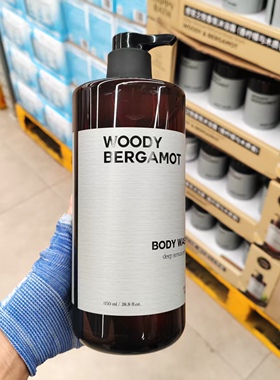 会员代购韩国HAPPYBATH感官之悦香氛沐浴露1150ml香柠檬与木质香