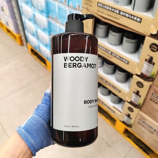 会员代购韩国HAPPYBATH感官之悦香氛沐浴露1150ml香柠檬与木质香