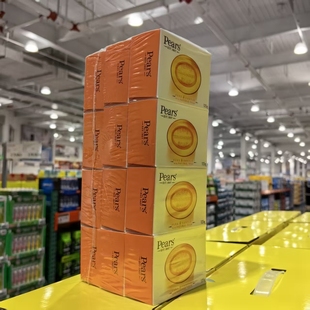 印度PEARS SOAP梨牌香皂琥珀橙精油皂滋养水晶皂Costco开市客代购