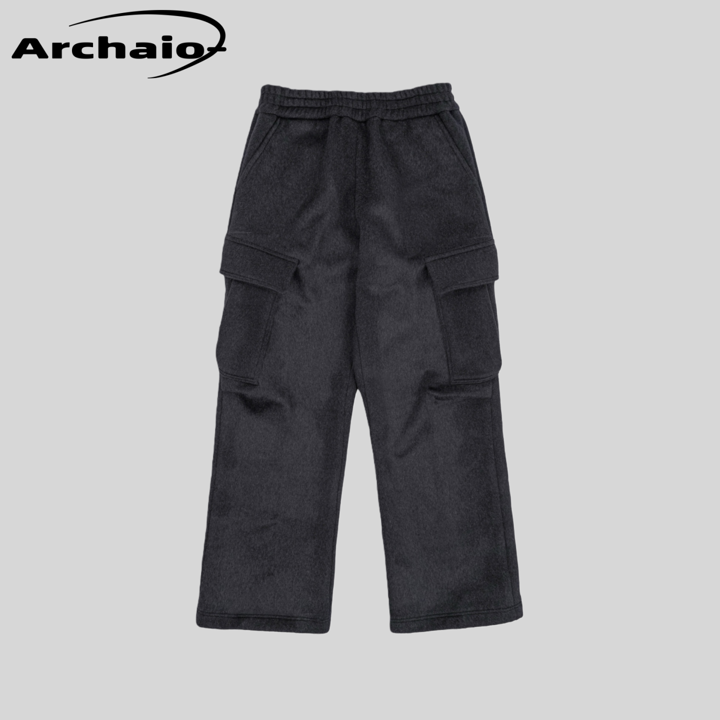 FarArchive羊毛廓形大口袋卫裤