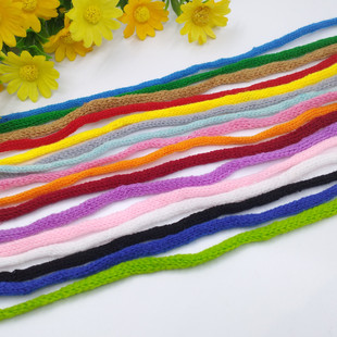 0.5cm彩色开司米绳细毛线绳DIY手工编织口袋抽绳帽绳裤绳柔软5米