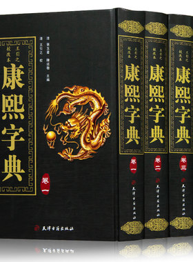 精装全4册康熙字典 康熙字典老书原版正版词典 古汉语常用字辞典繁体字生僻字 中华现代大字典字典词典语言工具书古董年康西字典