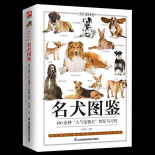 名犬图鉴养狗书籍狗狗训练教程 品种大全图狗狗书狗书籍养狗书籍饲养百科书籍 训狗训犬书籍狗狗品种大全名犬图鉴宠物书籍大全狗