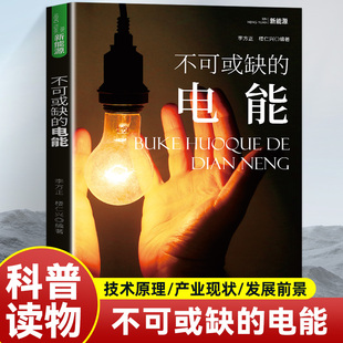 新能源 不可或缺的电能 深度解读电能革命 一本书读懂电能与人类文明关联 新能源时代的核心动力电能的核心地位无可替代