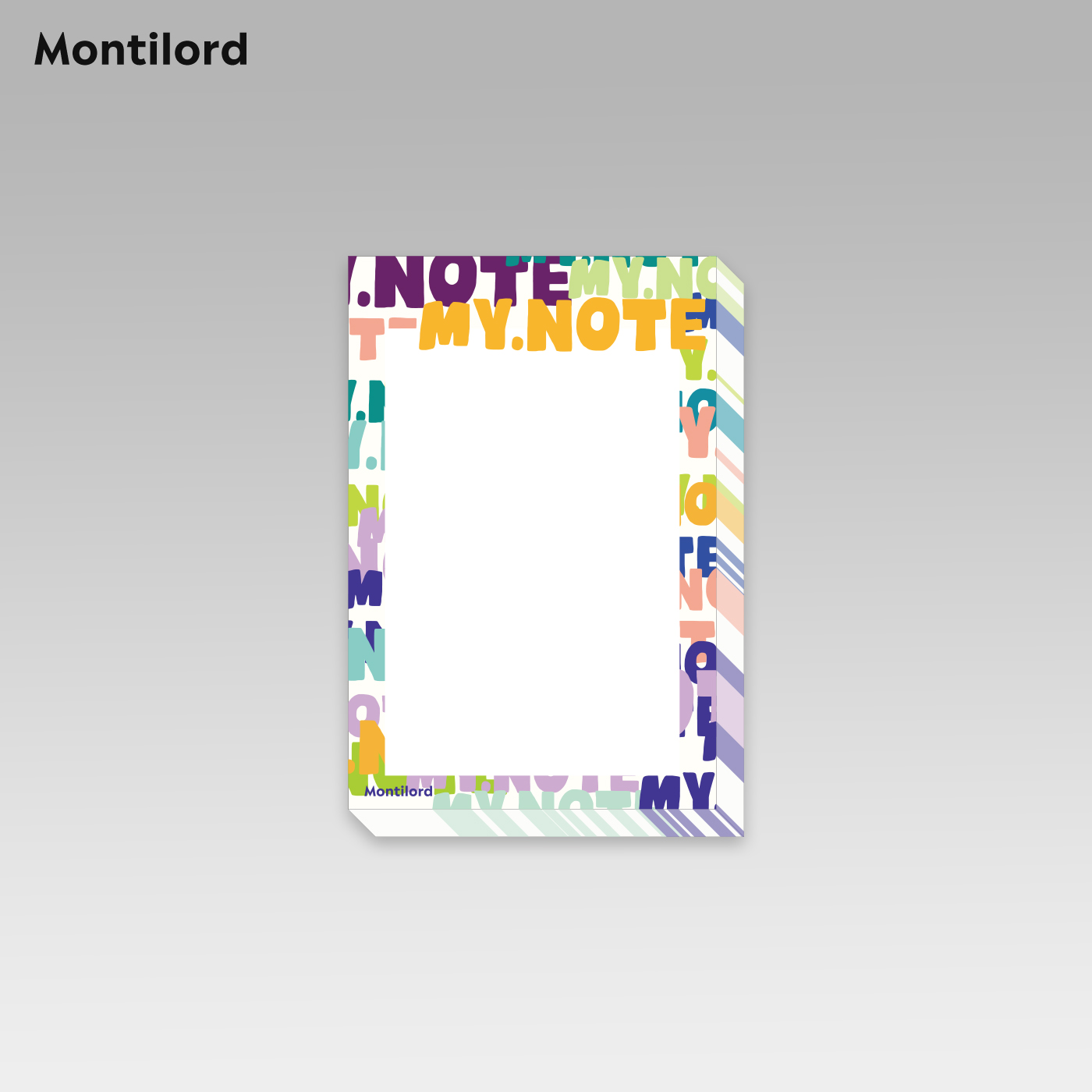 『Montilord』空白小号便签本 厚纸 可撕方形无粘性日历高效率专业书写花好看厚顺滑好写不透墨100g克纸