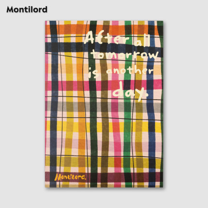 新品『Montilord』A4 纸质文件夹 格纹 资料商务档案合同简历办公学生考研收纳L型 天猫官方旗舰店