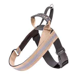 狗狗牵引绳狗胸背带背心式反光马鞍型外出遛狗柴犬拉布拉多中型犬